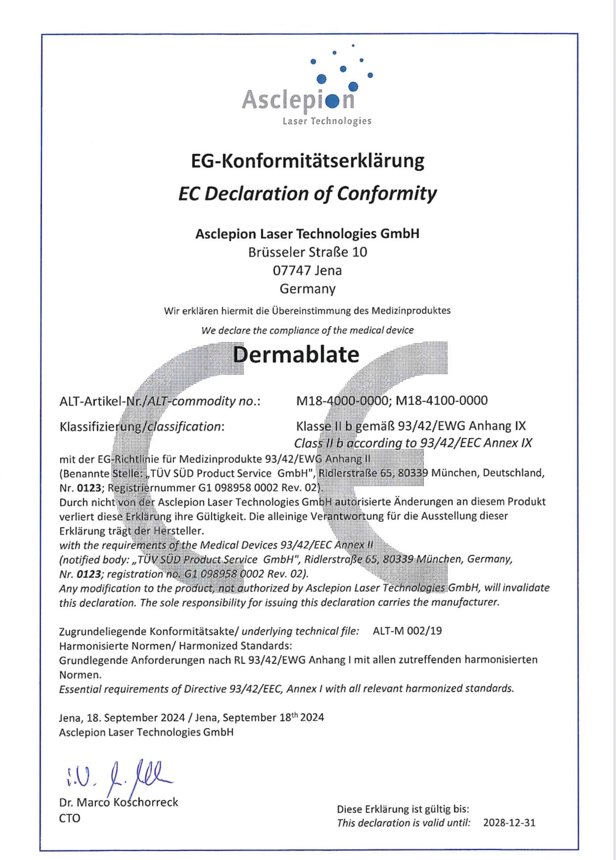 Dermablate device